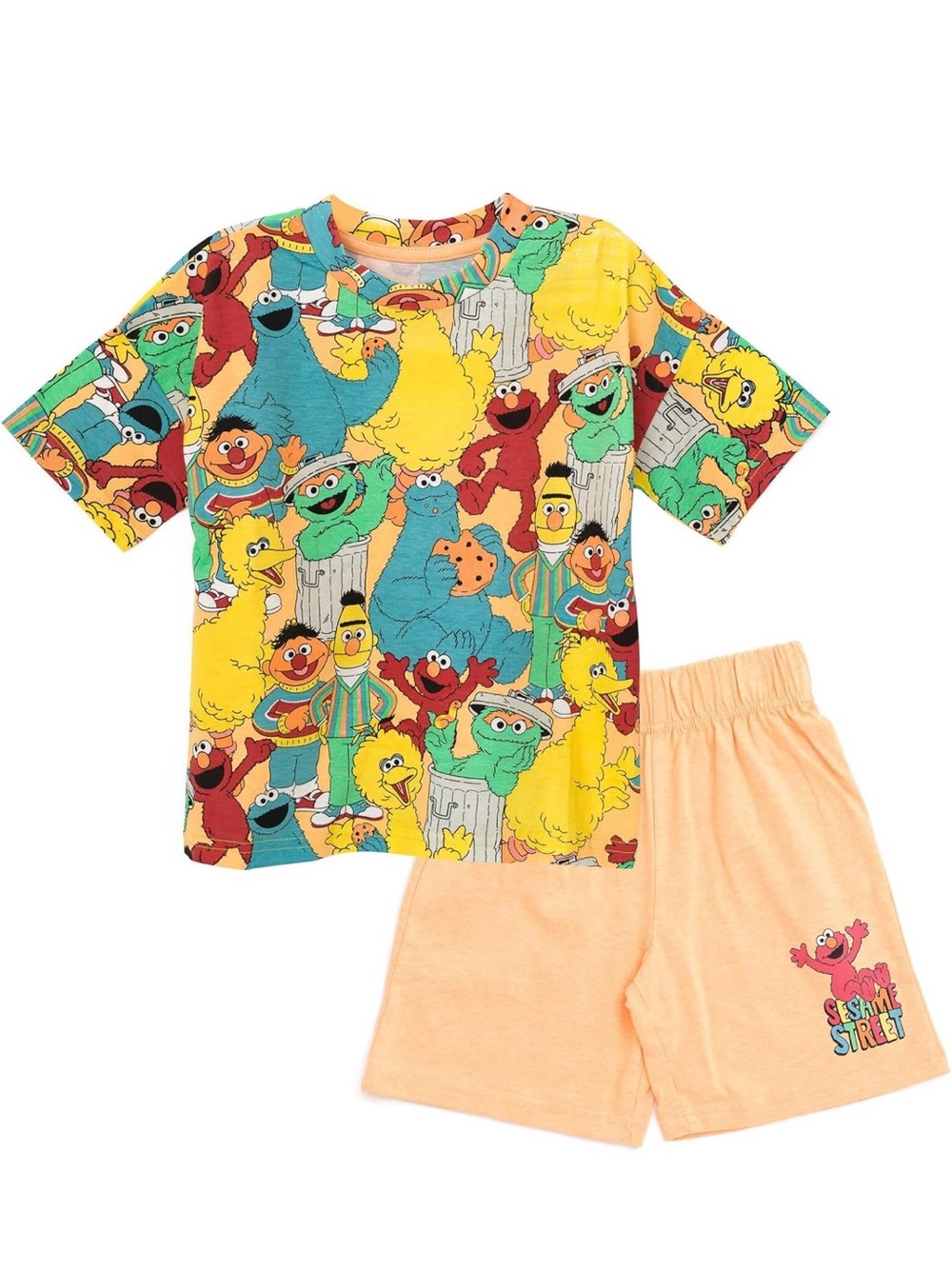 Sesame Street T-Shirt and Shorts Outfit Set